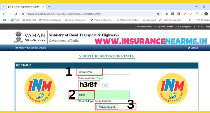 Bike Insurance Check By Vehicle Number | Bike Insurance Check Online In Hindi 6 check bike insurance status online vahan
